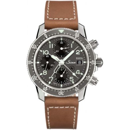 Traditional Pilot Chronograph 103 St DIAPAL Leather Strap - Sinn 