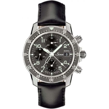 Traditional Pilot Chronograph 103 St DIAPAL Leather Strap - Sinn 