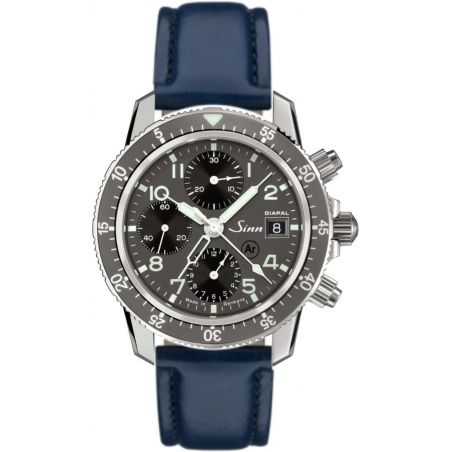 Traditional Pilot Chronograph 103 St DIAPAL Leather Strap - Sinn 