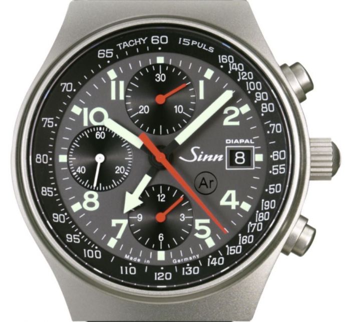 Montre Sinn Chronograph 144 St DIAPAL Silicon Strap 