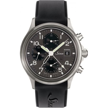 Montre Sinn Traditional Chronograph 358 DIAPAL SIlicone Strap 