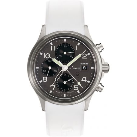 Montre Sinn Traditional Chronograph 358 DIAPAL SIlicone Strap 