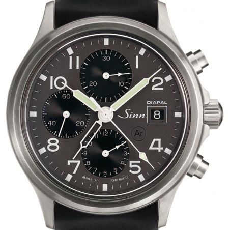 Montre Sinn Traditional Chronograph 358 DIAPAL SIlicone Strap 