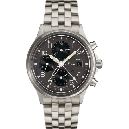Montre Sinn Traditional Chronograph 358 DIAPAL Solid Strap 