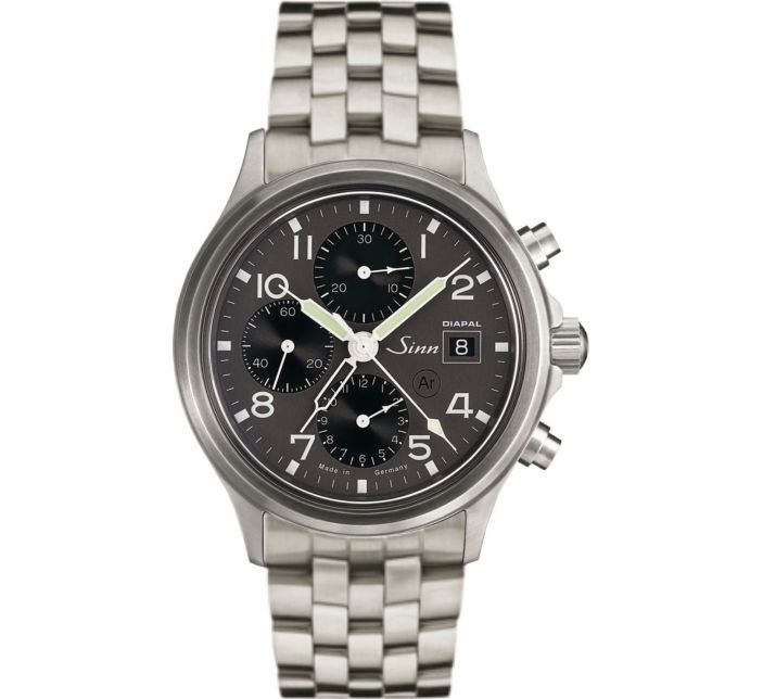 Montre Sinn Traditional Chronograph 358 DIAPAL Solid Strap 