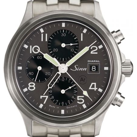 Montre Sinn Traditional Chronograph 358 DIAPAL Solid Strap 