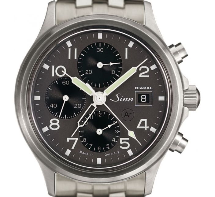 Montre Sinn Traditional Chronograph 358 DIAPAL Solid Strap 