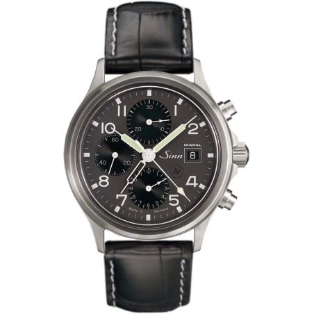 Montre Sinn Traditional Chronograph 358 DIAPAL Leather Strap 