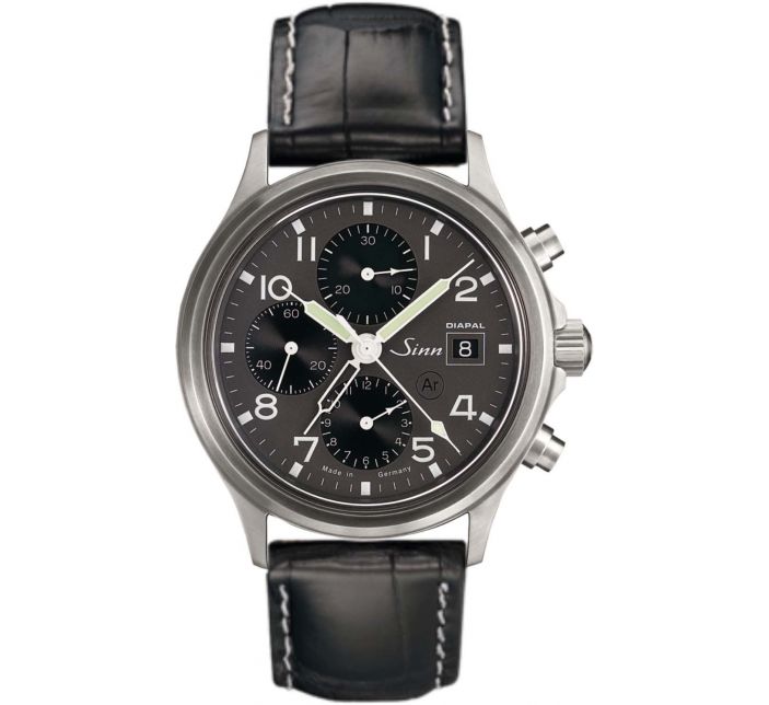 Montre Sinn Traditional Chronograph 358 DIAPAL Leather Strap 