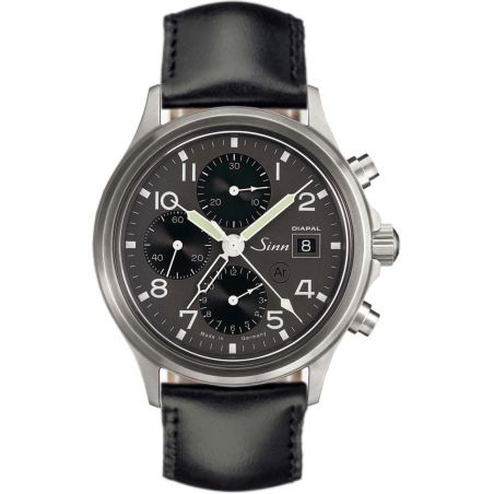 Montre Sinn Traditional Chronograph 358 DIAPAL Leather Strap 