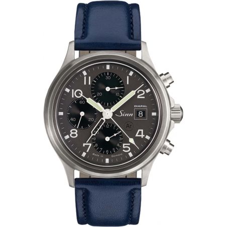Montre Sinn Traditional Chronograph 358 DIAPAL Leather Strap 