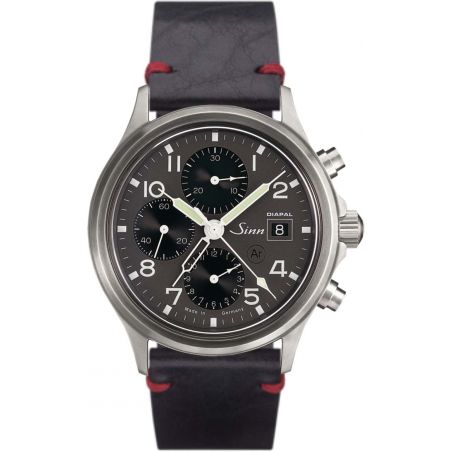 Montre Sinn Traditional Chronograph 358 DIAPAL Leather Strap 