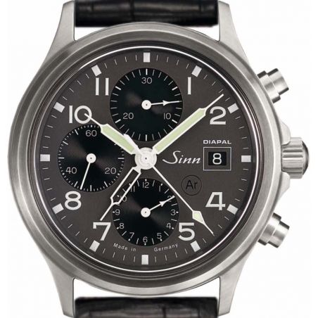 Montre Sinn Traditional Chronograph 358 DIAPAL Leather Strap 