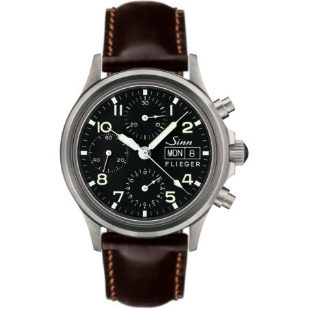 Traditional Chronograph 356 Sa Pilot Leather Strap - Sinn 