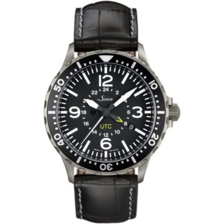 Montre Sinn Instrument Watch 857 UTC Leather Strap