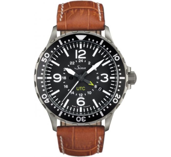 Montre Sinn Instrument Watch 857 UTC Leather Strap