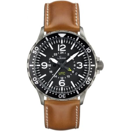 Montre Sinn Instrument Watch 857 UTC Leather Strap