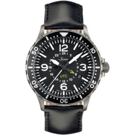 Montre Sinn Instrument Watch 857 UTC Leather Strap