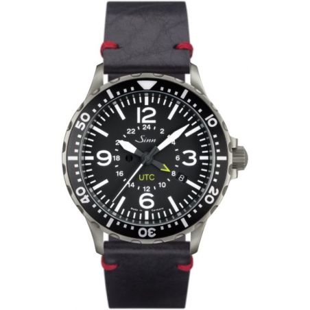 Montre Sinn Instrument Watch 857 UTC Leather Strap