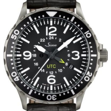 Montre Sinn Instrument Watch 857 UTC Leather Strap