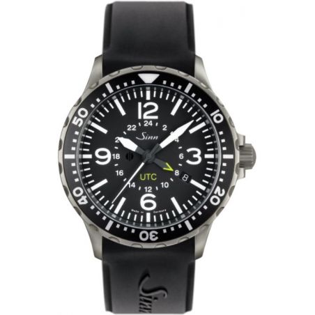 Montre Sinn Instrument Watch 857 UTC Silicone Strap