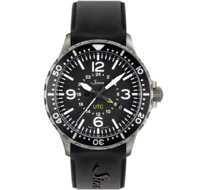 Montre Sinn Instrument Watch 857 UTC Silicone Strap