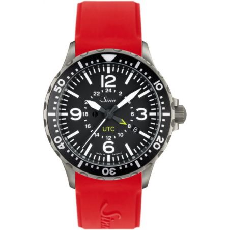 Montre Sinn Instrument Watch 857 UTC Silicone Strap