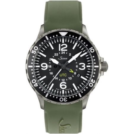 Montre Sinn Instrument Watch 857 UTC Silicone Strap