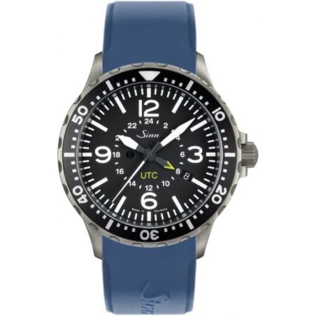 Montre Sinn Instrument Watch 857 UTC Silicone Strap