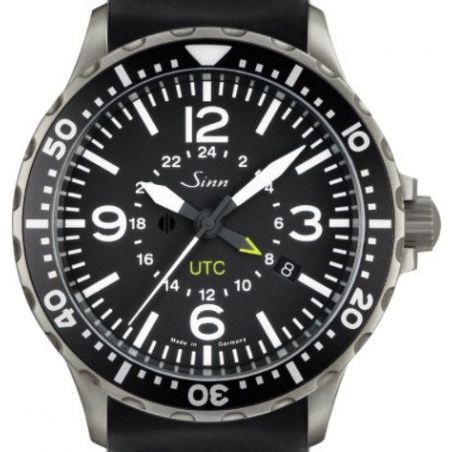 Montre Sinn Instrument Watch 857 UTC Silicone Strap