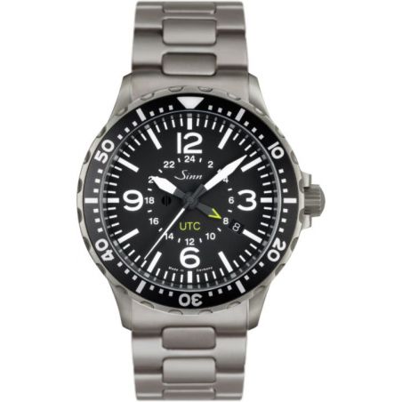 Montre Sinn Instrument Watch 857 UTC Solid Strap