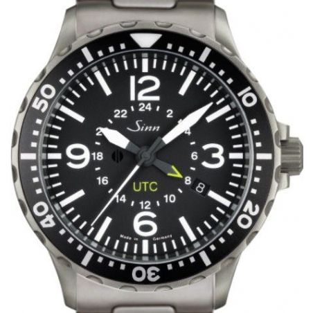 Montre Sinn Instrument Watch 857 UTC Solid Strap
