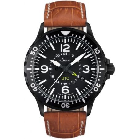 Montre Sinn Instrument Watch 857 S UTC Leather Strap