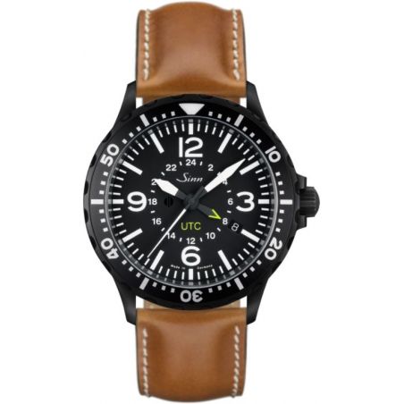 Montre Sinn Instrument Watch 857 S UTC Leather Strap