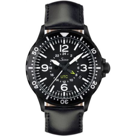 Montre Sinn Instrument Watch 857 S UTC Leather Strap