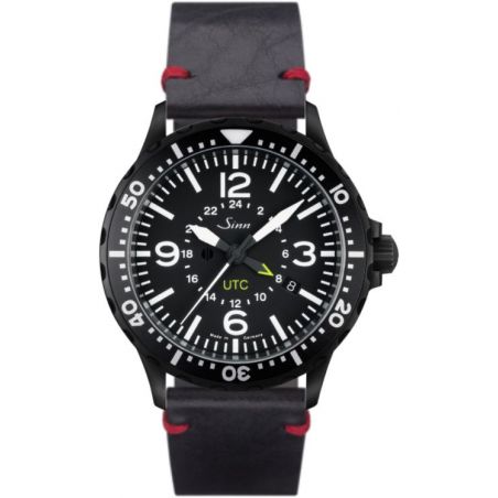 Montre Sinn Instrument Watch 857 S UTC Leather Strap
