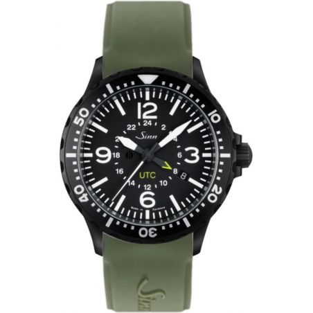 Montre Sinn Instrument Watch 857 S UTC Silicone Strap