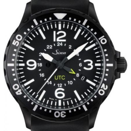 Montre Sinn Instrument Watch 857 S UTC Silicone Strap