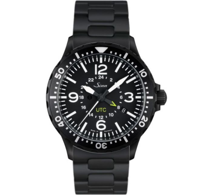 Montre Sinn Instrument Watch 857 S UTC Solid Strap