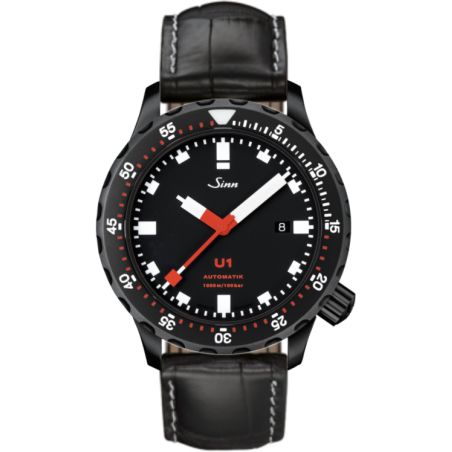 Diving Watch U1 S Leather Strap - Sinn 