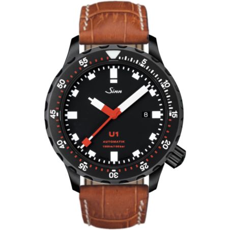 Diving Watch U1 S Leather Strap - Sinn 