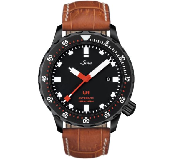 Diving Watch U1 S Leather Strap - Sinn 