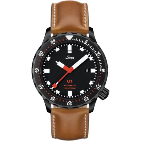 Diving Watch U1 S Leather Strap - Sinn 