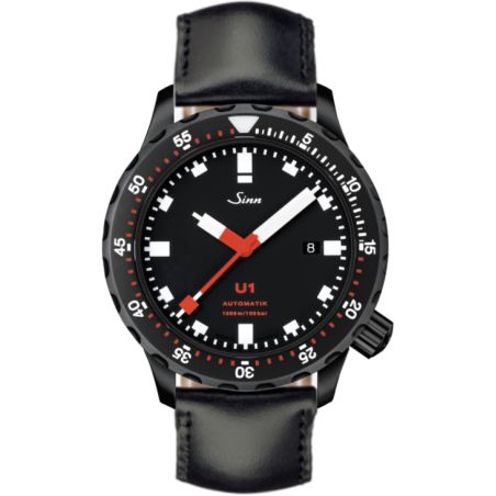 Diving Watch U1 S Leather Strap - Sinn 