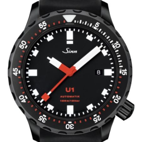 Diving Watch U1 S Silicone Strap - Sinn 