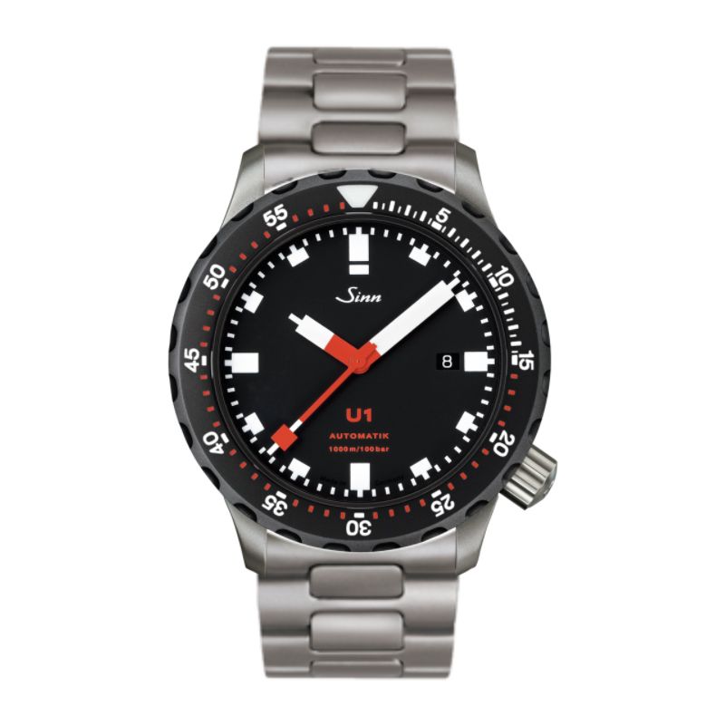 Diving Watch U1 SDR Solid Strap - Sinn 