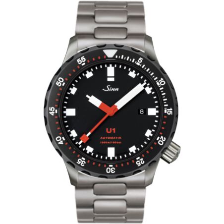 Diving Watch U1 SDR Solid Strap - Sinn 