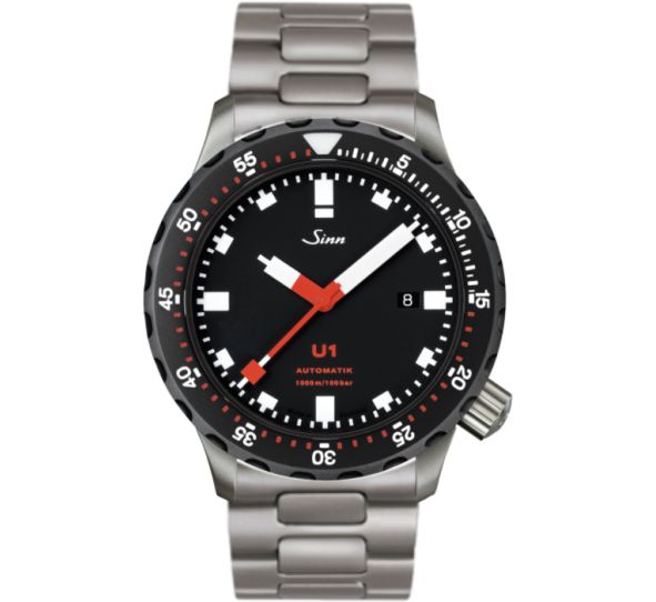 Diving Watch U1 SDR Solid Strap - Sinn 