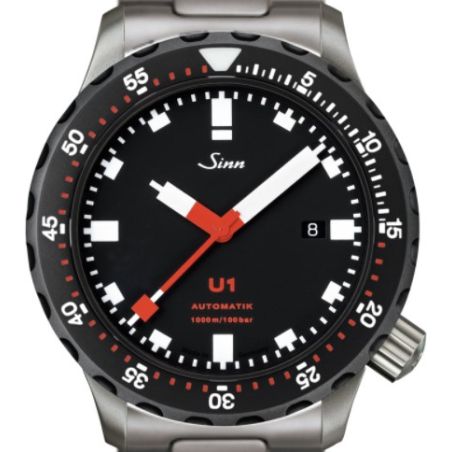 Diving Watch U1 SDR Solid Strap - Sinn 