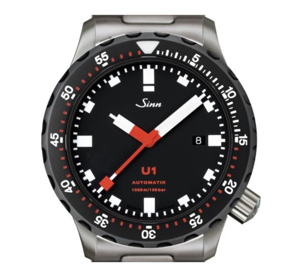 Diving Watch U1 SDR Solid Strap - Sinn 